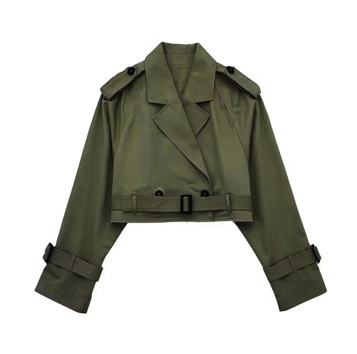 Geesje | Stylish Short Trench Coat for Every Season
