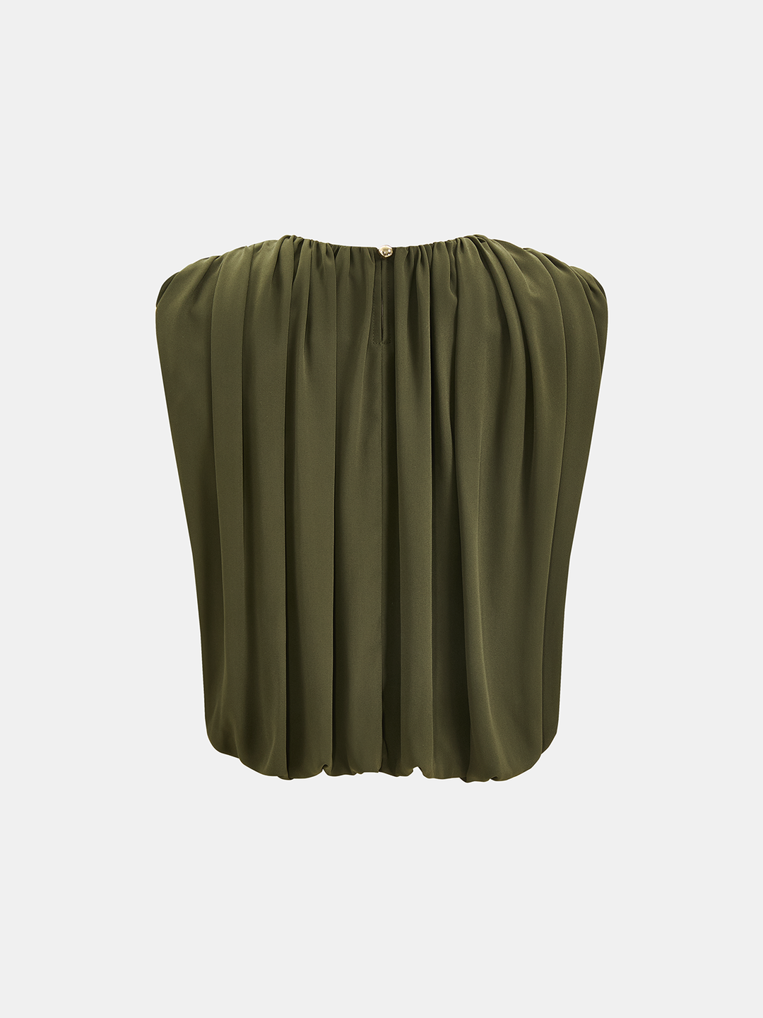 Sleeveless Pleated Top & Skirt Set