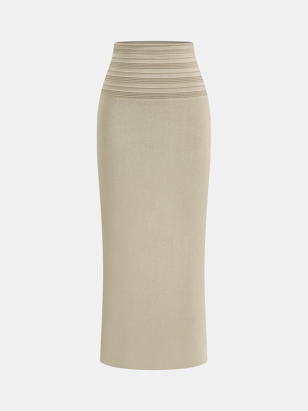 Sleeveless Knit Vest & Midi Skirt Set