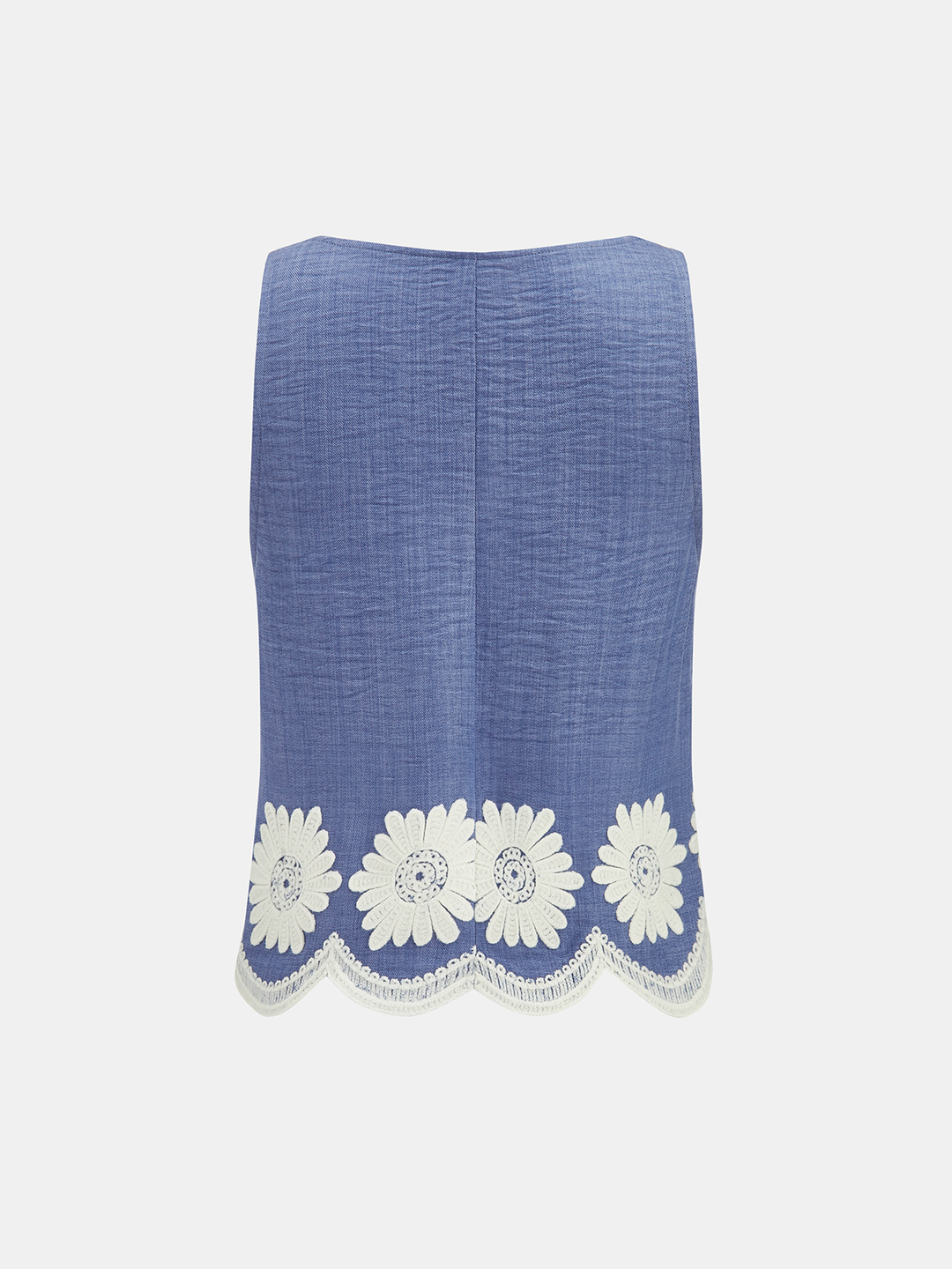 Daisy Embroidered Tank Top & Shorts Set