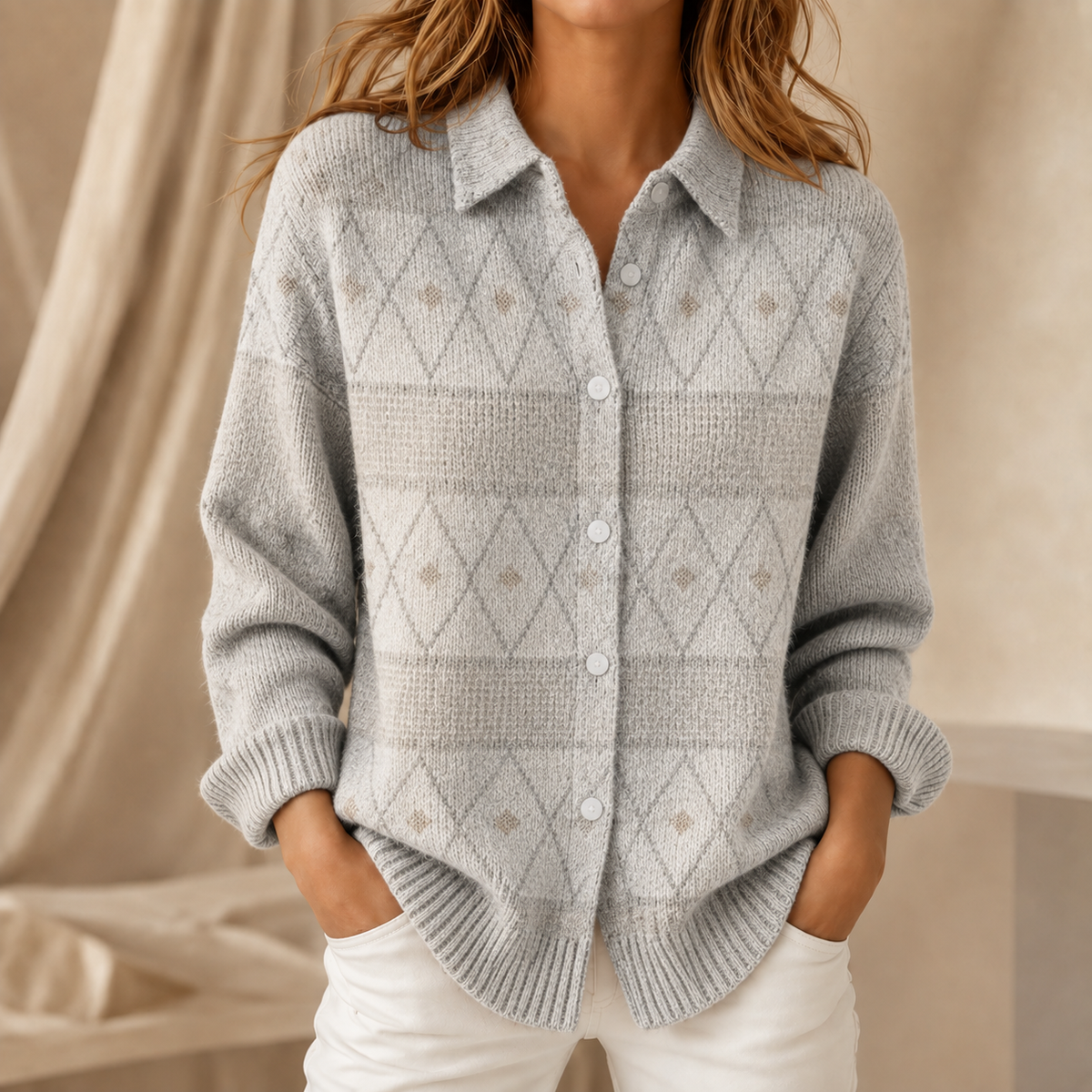 Oakley™ Collared Knit Top