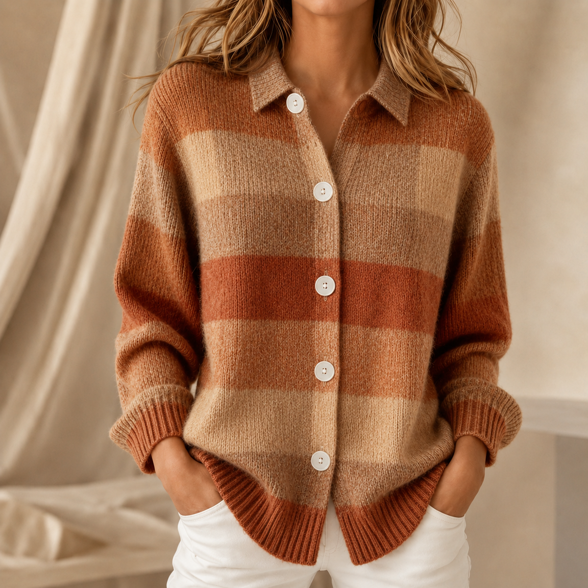 Oakley™ Collared Knit Top