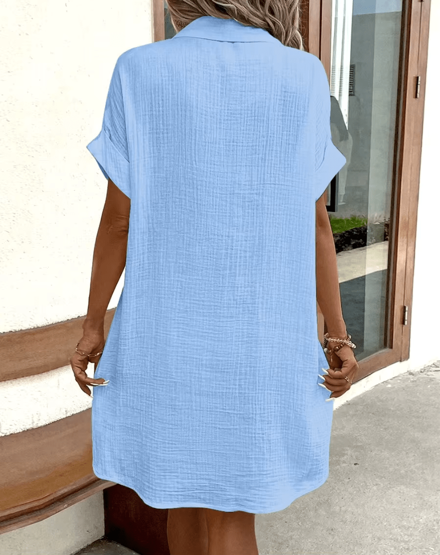 Lucette | Button Shirt Dress