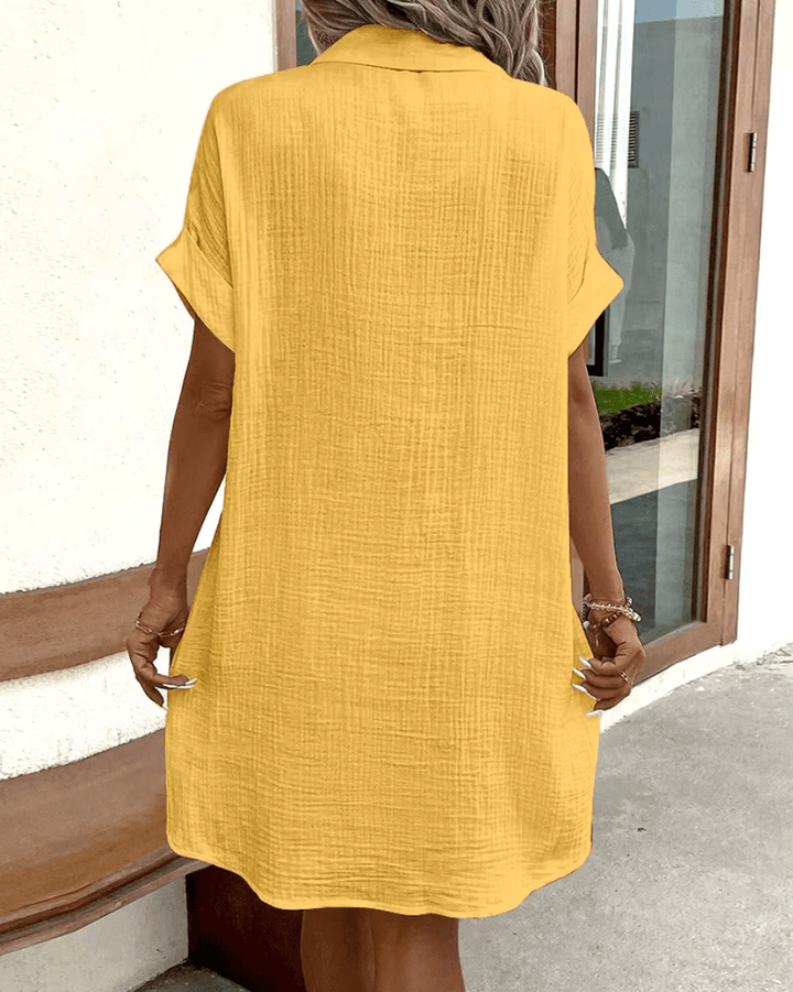 Lucette | Button Shirt Dress